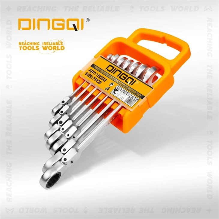 Ajiste Spanner Flexible Ratchet Wrench Set